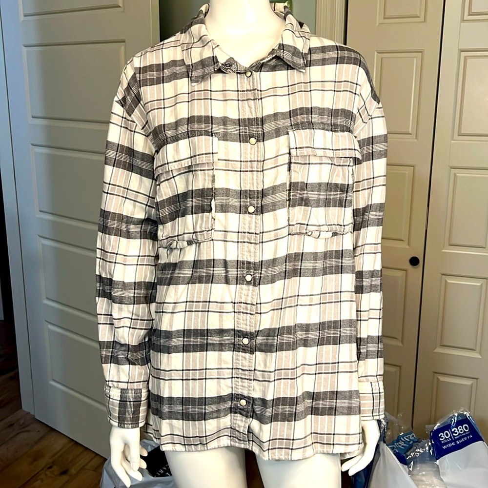 XL American Eagle Gray Flannel #AA
